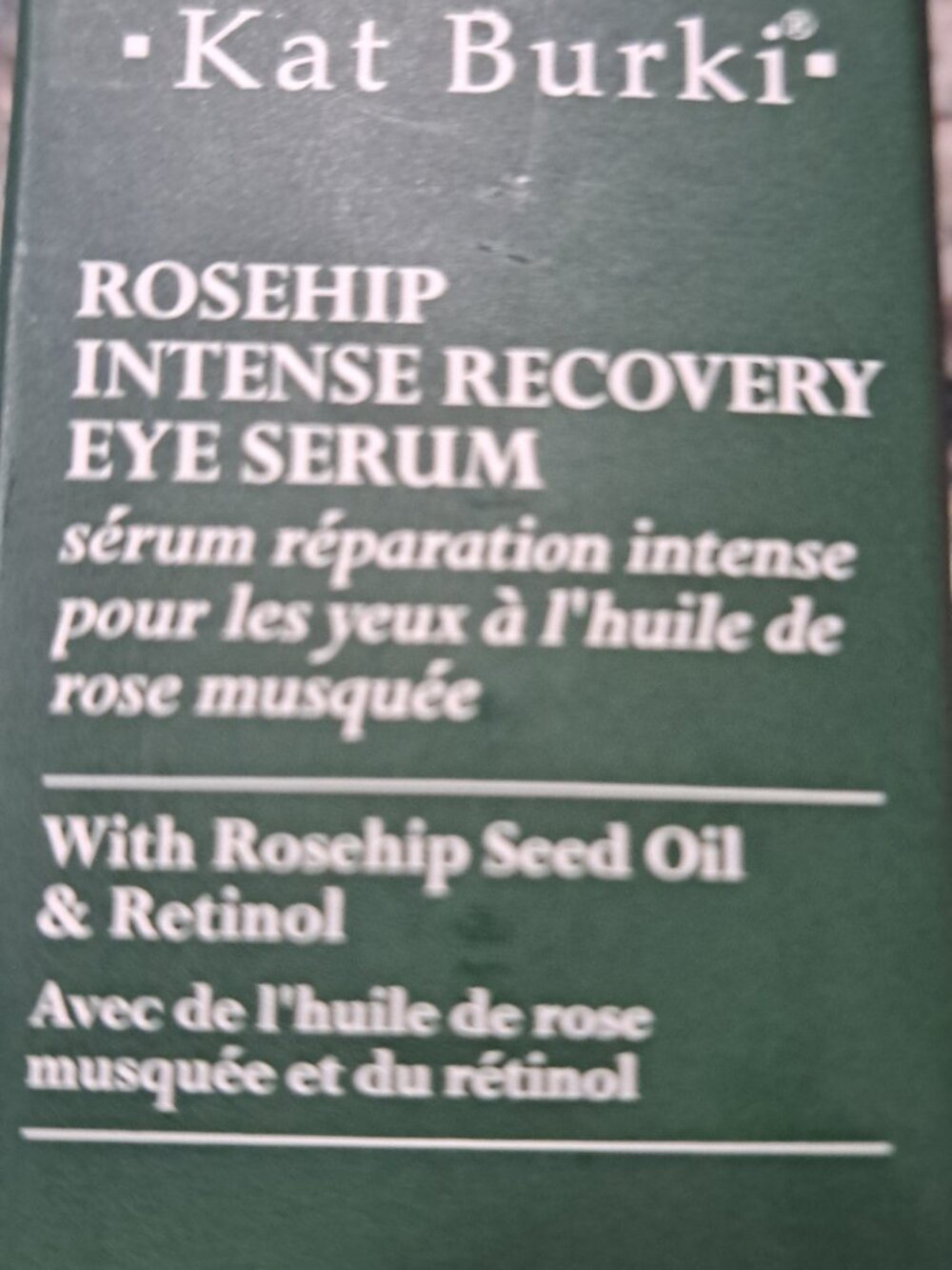 Kat Burki Rosehip Intense Recovery Eye Serum